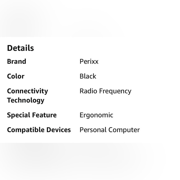 Perixx Periduo-606C wireless ergonomic keyboard with vertical mouse - Picture 8 of 10